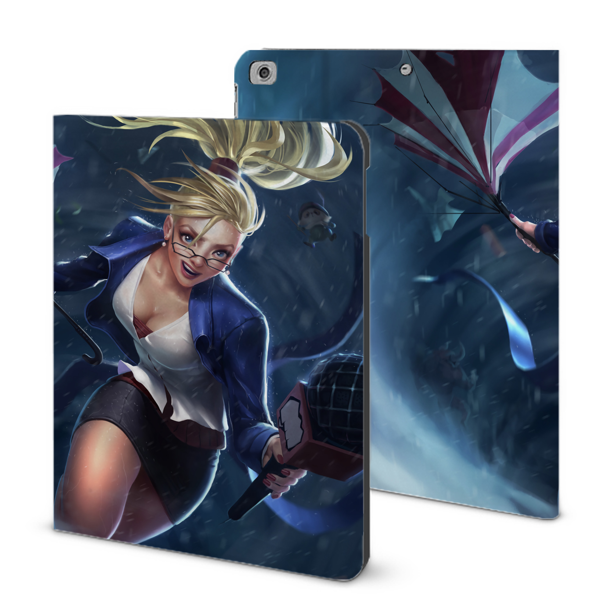 （画像用） リーグ・オブ・レジェンド League of Legends LOL IPad ケース ブック型 PUレザー TPU 耐衝撃 軽量 薄型 ペン収納なし 全面保護 IPad 各モデル対応